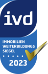 STROBL Immobilien hat das IVD-Immobilien-Weiterbildungssiegel für 2023 erhalten