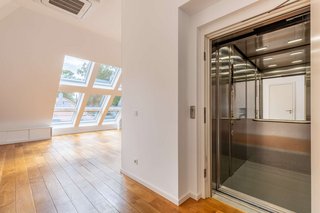 Aufzug in die Wohnung
