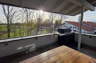 Aussicht vom Balkon