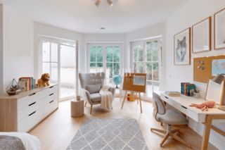 Kinderzimmer / Büro (KI-Staging)