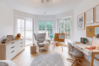 Kinderzimmer / Büro (KI-Staging)
