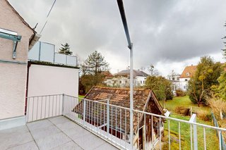 Ausblick auf das Grundstück