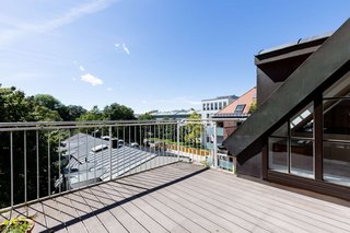 (Süd-) Dachterrasse mit Blick auf den Königsplatz