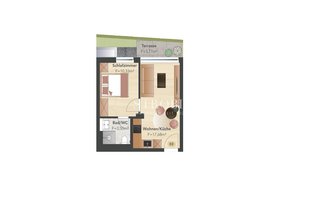 Grundriss WE 3