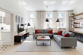 Wohnzimmer - (KI generiert)