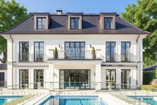 Südansicht mit Pool