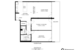 Schematischer Grundriss - Maße ohne Gewähr
