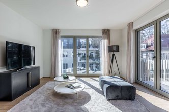 Teilmöblierte 4-Zimmer-Wohnung mit 2 Balkonen- Neubau/Erstbezug