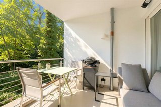 Balkon mit Blick ins Grüne