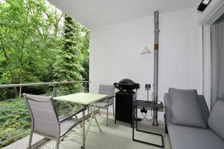 Balkon mit Blick ins Grüne