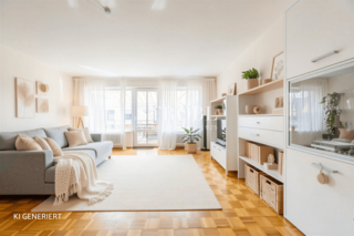 Wohnzimmer - KI Einrichtungsvorschlag