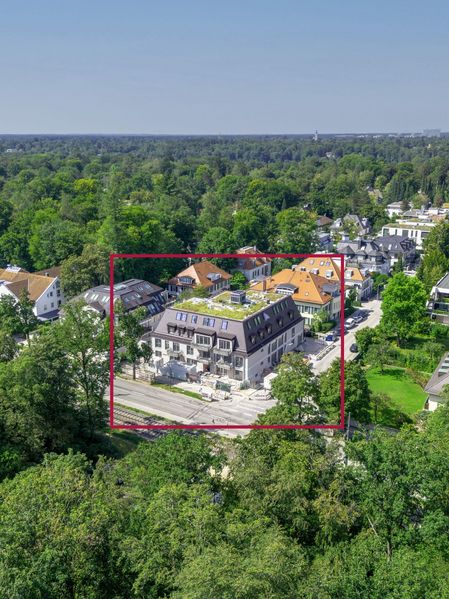 // Luftbildaufnahme Quartier Menterschwaige