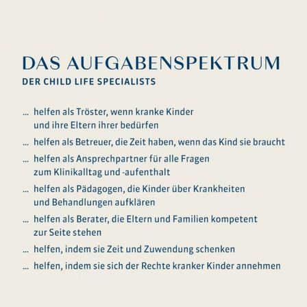 Das Aufgabenspektrum