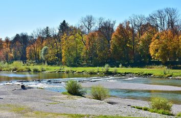 Idyllisches Ambiente an der Isar